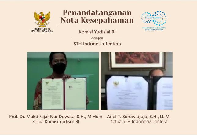 Jentera Jalin Kerja Sama dengan Komisi Yudisial