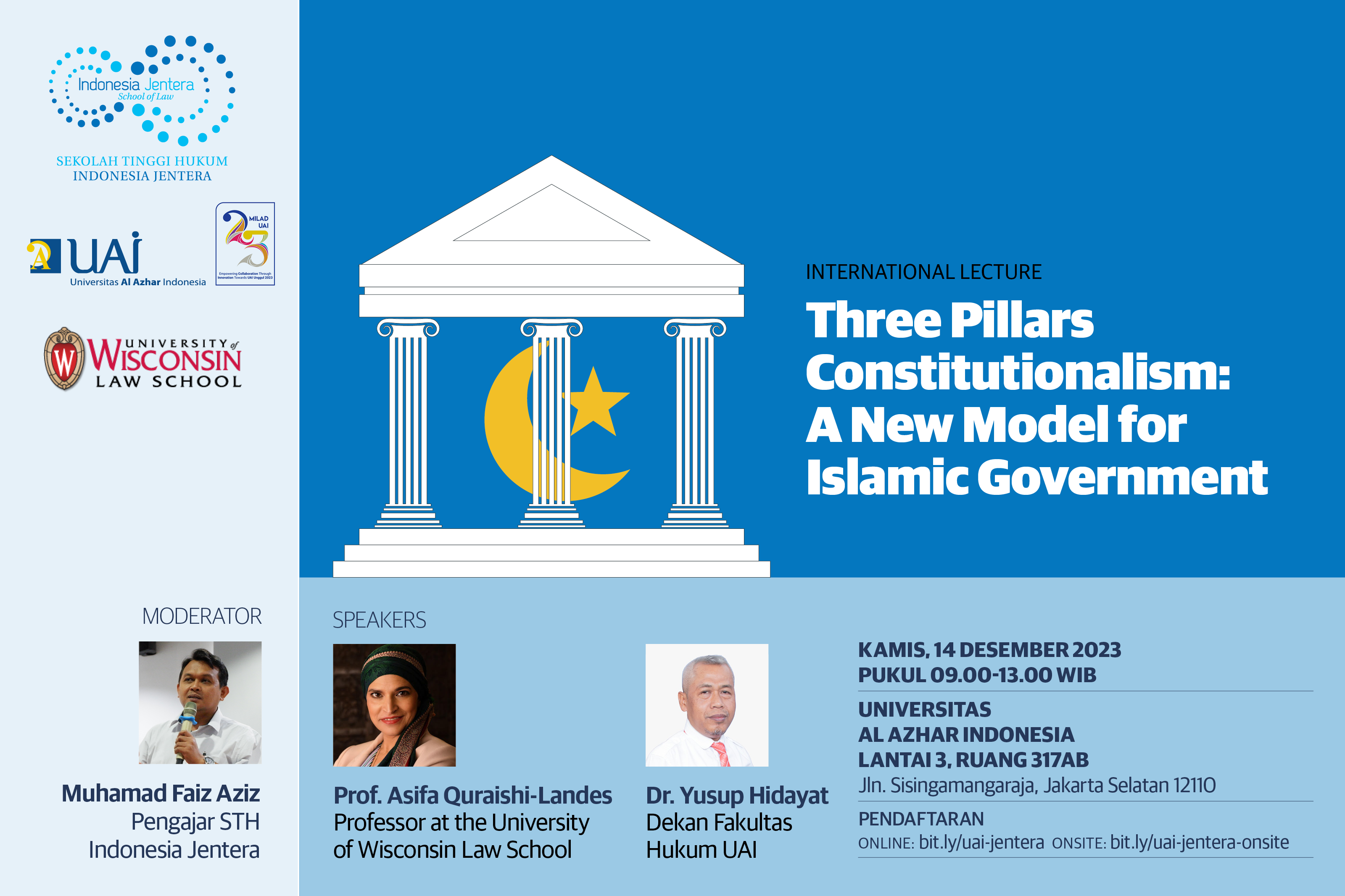 International Lecture Three Pillars Constitutionalism: A New Model for Islamic Government