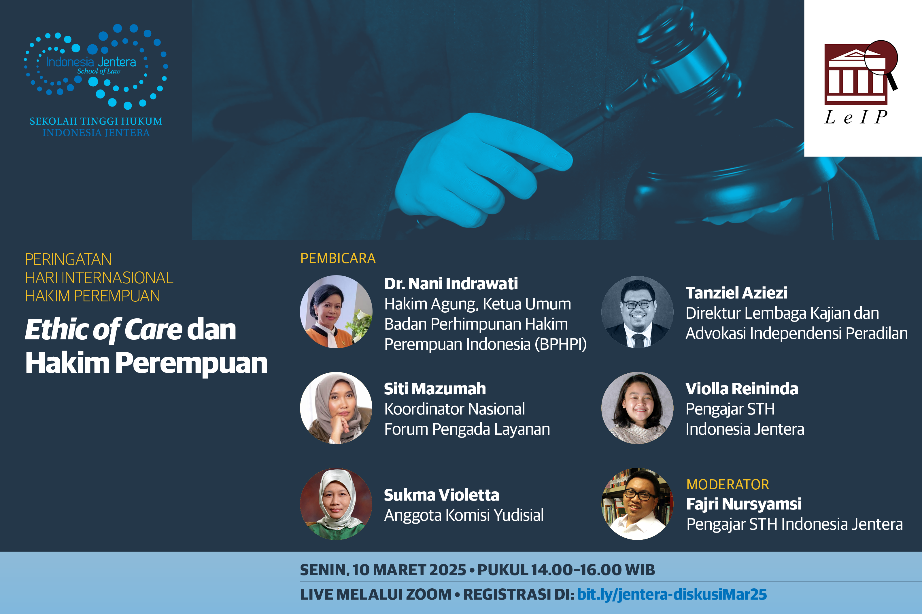 Peringatan Hari Internasional Hakim Perempuan: Ethic of Care dan Hakim Perempuan