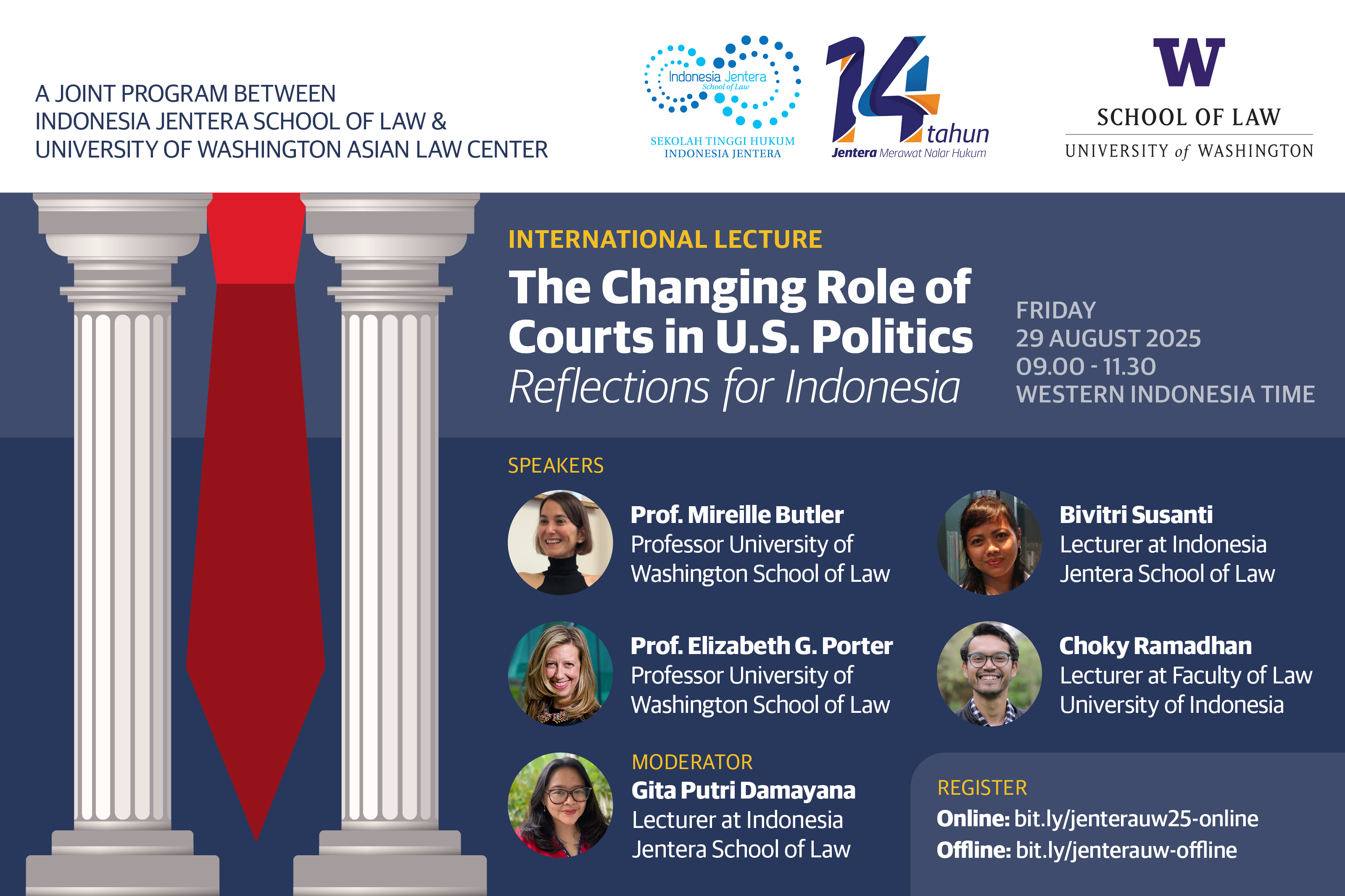 International Lecture The Changing Role of Courts in U.S. Politics: Reflections for Indonesia